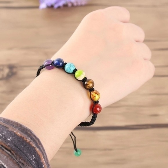Jewelry - 1️⃣Left! NEW 7Chakra Healing Balance Bead Bracelet